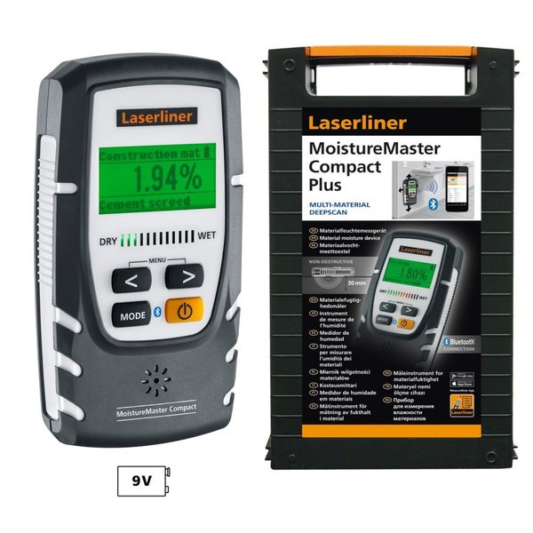 LASERLINER MoistureMaster Compact Plus - Materialfeuchtemesser