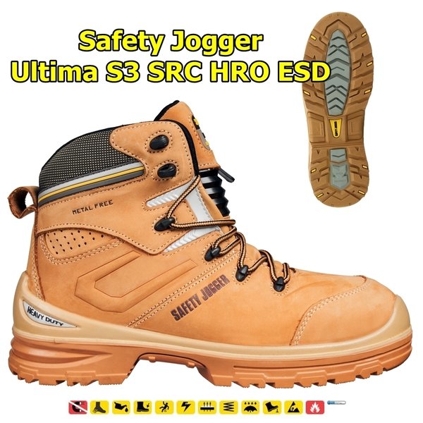 SAFETY JOGGER Ultima S3-SRC-HRO-ESD in beige