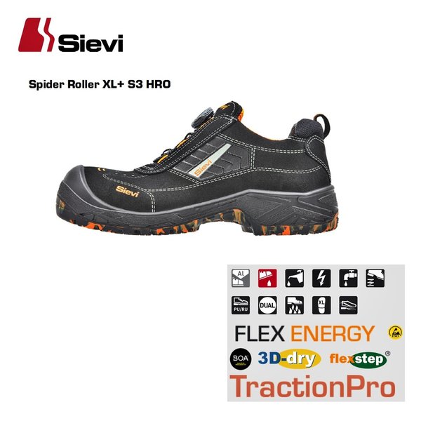 SIEVI Spider Roller XL+ S3-SRC-HRO-ESD