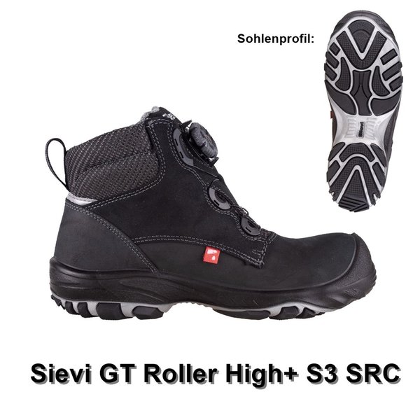 SIEVI GT Roller High+ S3-SRC in schwarz