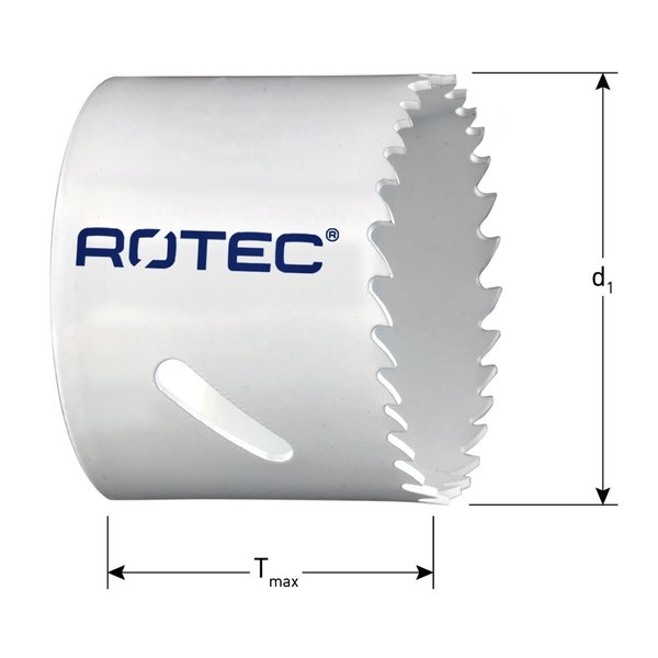 Rotec Lochsäge/Zylindersäge Bi-Metall HSS-Co8% - Ø 21mm
