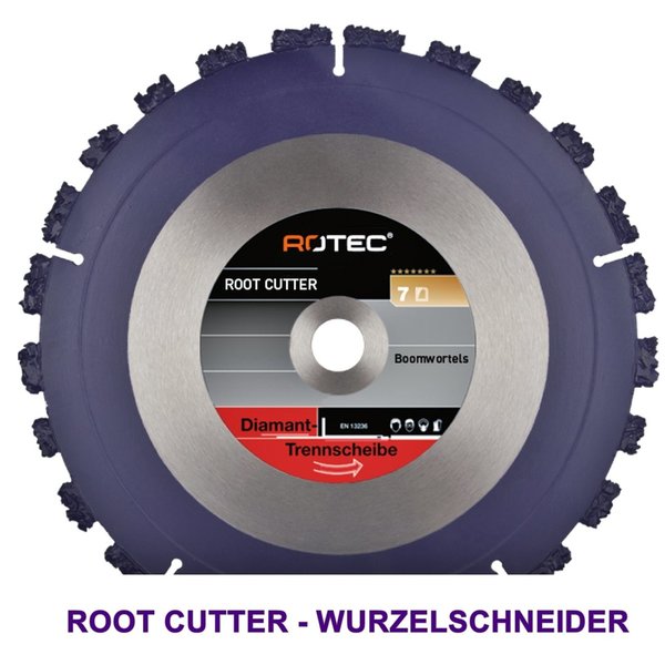 ROTEC Root Cutter Wurzelschneider - diamantbestückte Trennscheibe - Ø 300 (für Stihl)