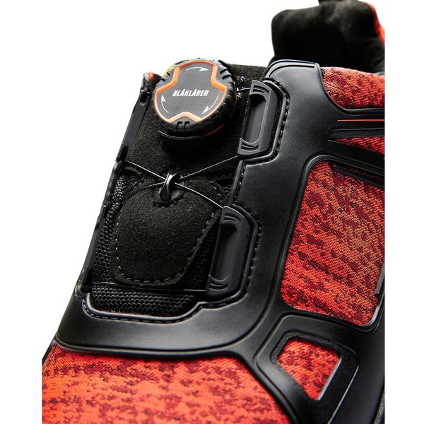 BLAKLÄDER Gecko Sicherheitssschuh S3-SRC-HRO-ESD – in schwarz-orange