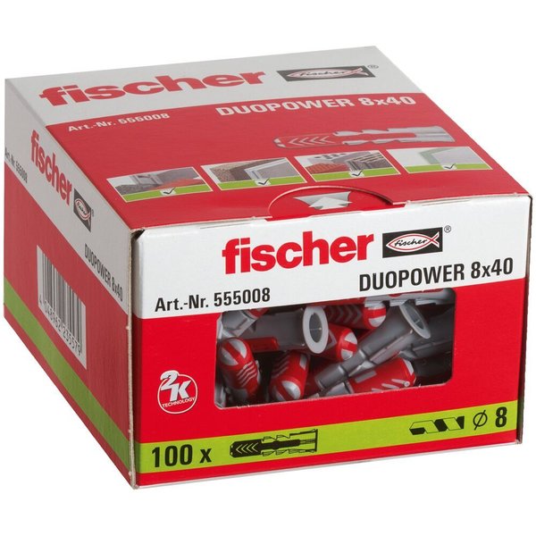 Mehrzweckdübel FISCHER DuoPower 8x40mm (100 Stück)